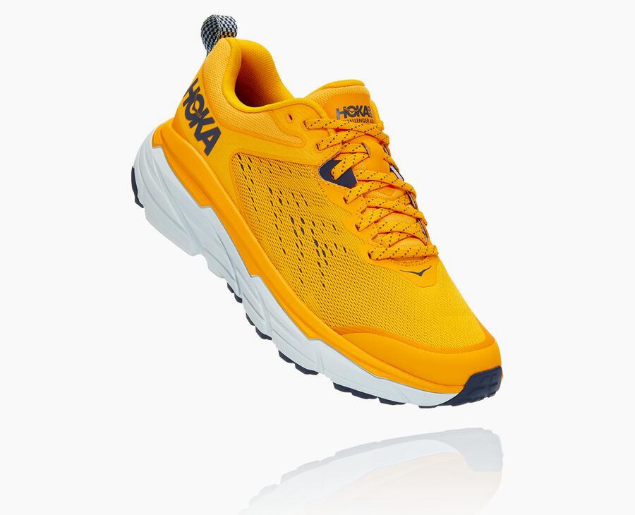 Hoka One One Challenger Atr 6 - Men's Trail Shoes - Yellow - UK 082DIKZCS